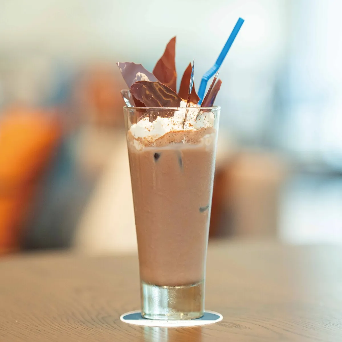 製菓用チョコレートを使用したドリンク